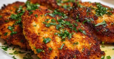 Parmesan Crusted Chicken Cutlets