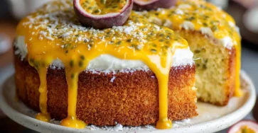 Passionfruit Coconut Cake