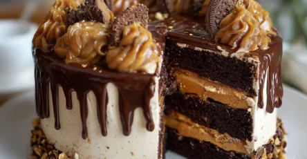 Peanut Butter Chocolate Cake
