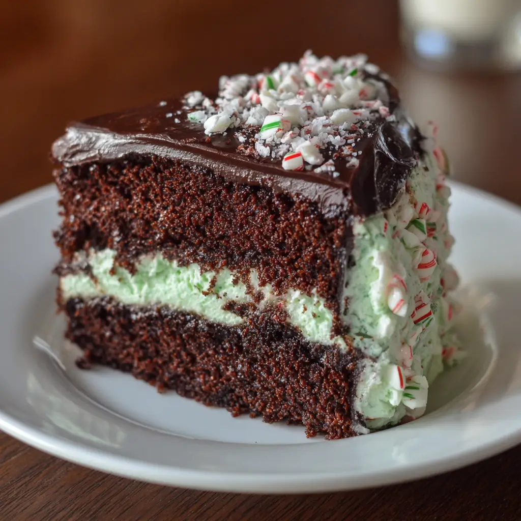 Peppermint Chocolate Cake
