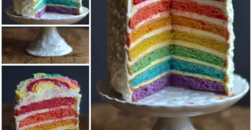 Rainbow Layer Cake