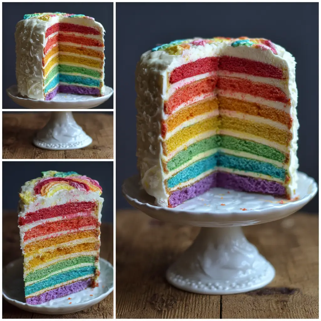 Rainbow Layer Cake