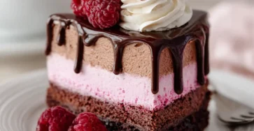 Raspberry Chocolate Mousse Cake