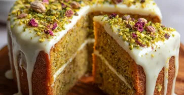 Rose Water Pistachio Cake