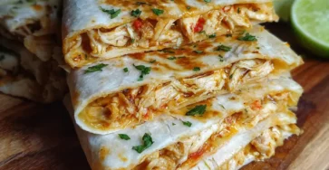 Shredded Chicken Quesadillas