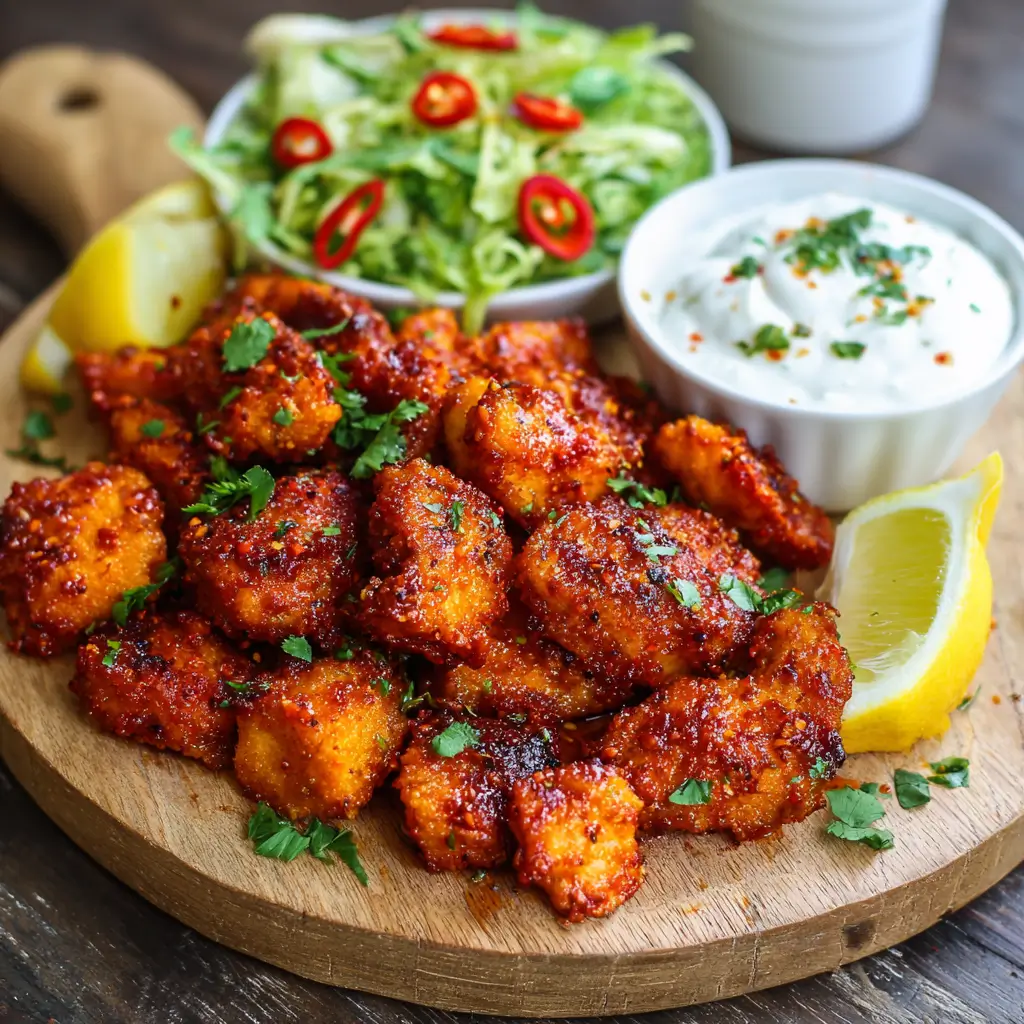 Spicy Sriracha Chicken Bites