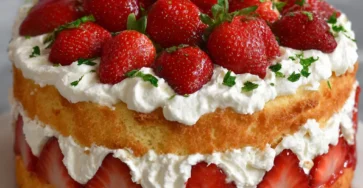Strawberry Cream Cake