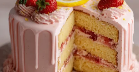 Strawberry Lemonade Cake
