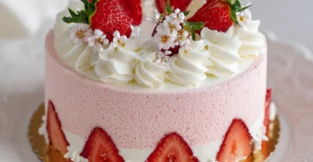 Strawberry Mousse Cake