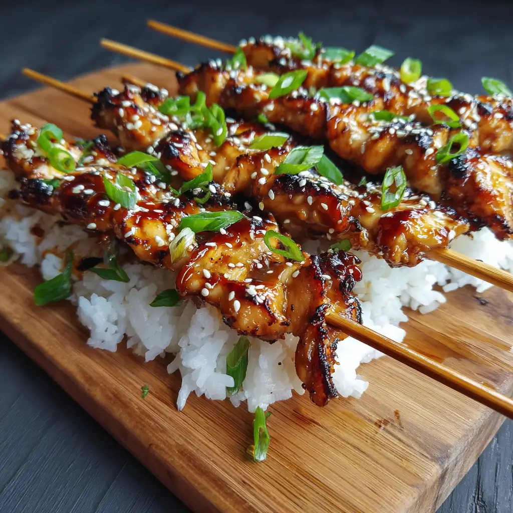 Teriyaki Chicken Skewers