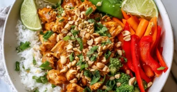 Thai Peanut Chicken Bowls
