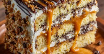 Toffee Crunch Layer Cake