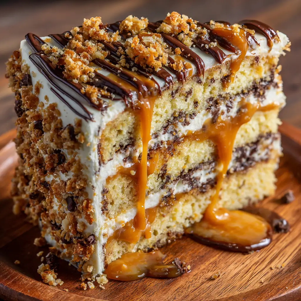 Toffee Crunch Layer Cake