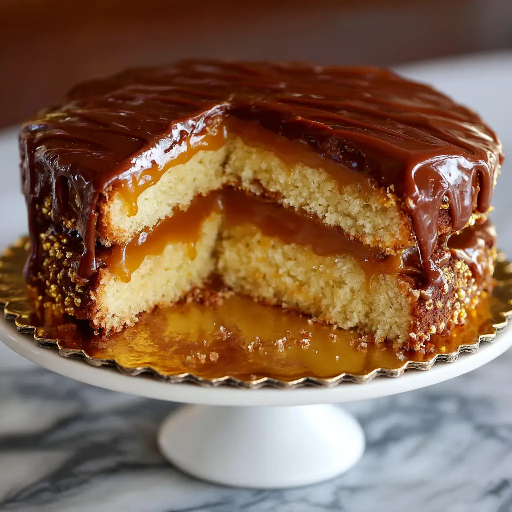 Twix Caramel Cake