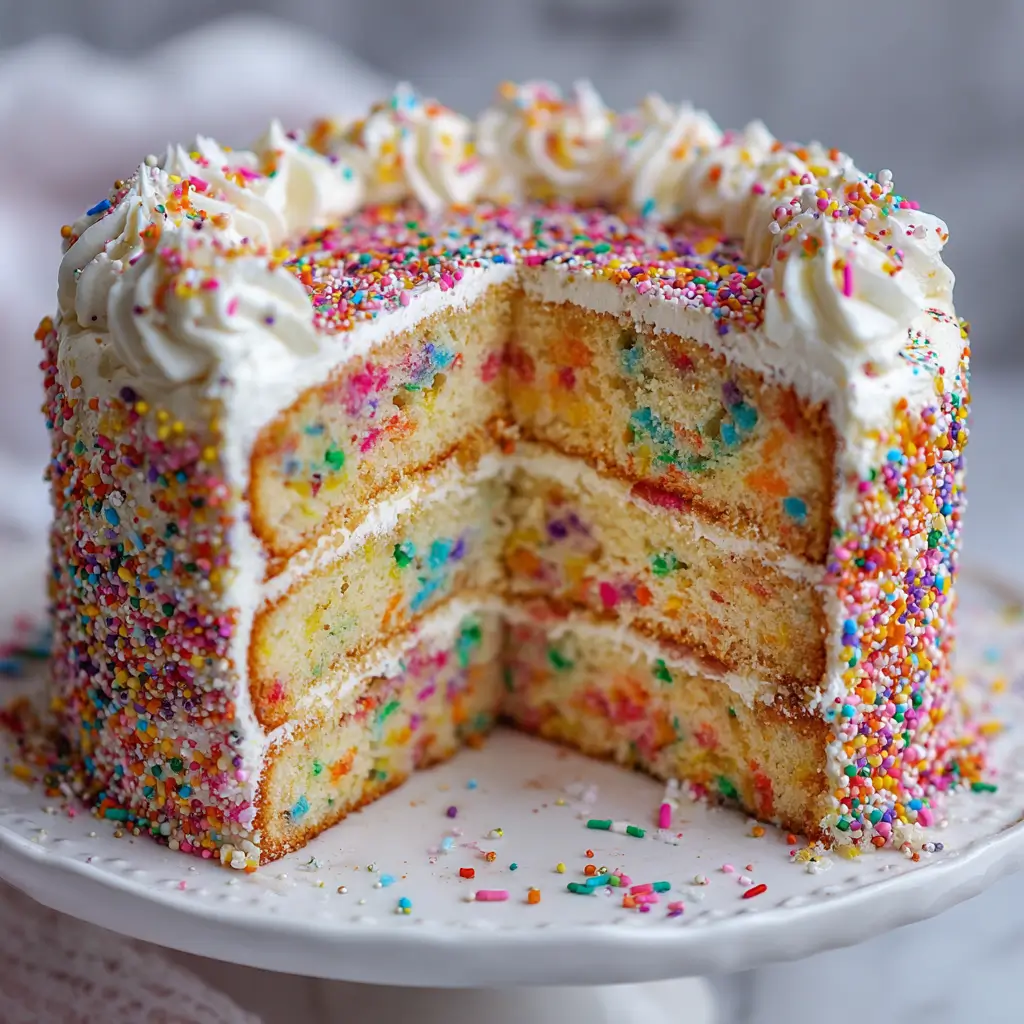 Ultimate Birthday Sprinkle Cake