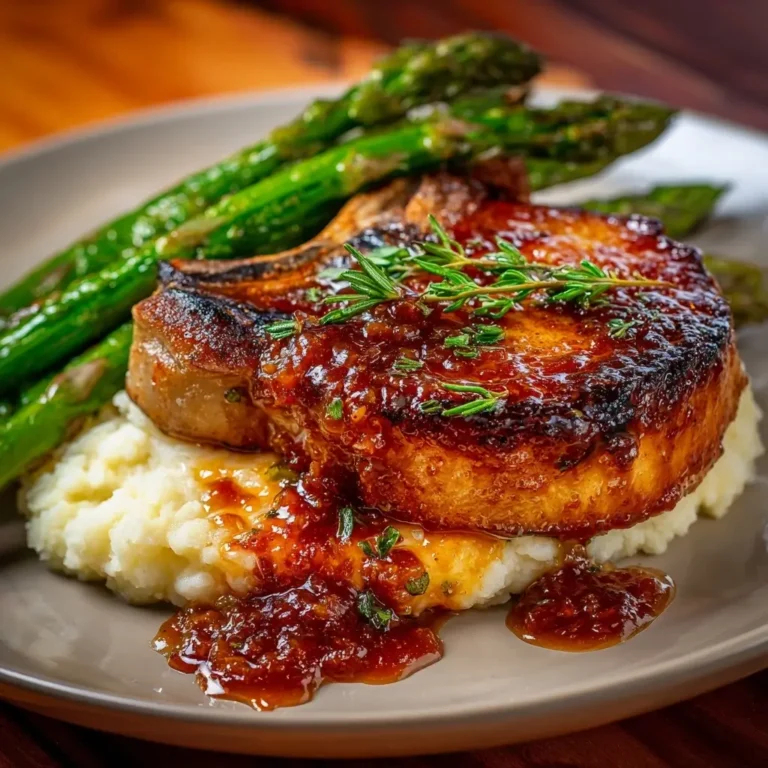 Apple Butter Pork Chops