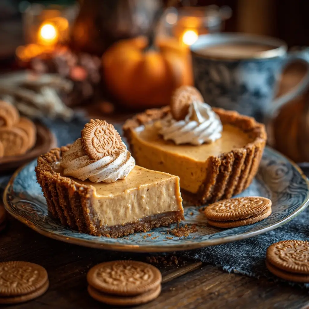 Cheese & Cracker “Pumpkin” Pies