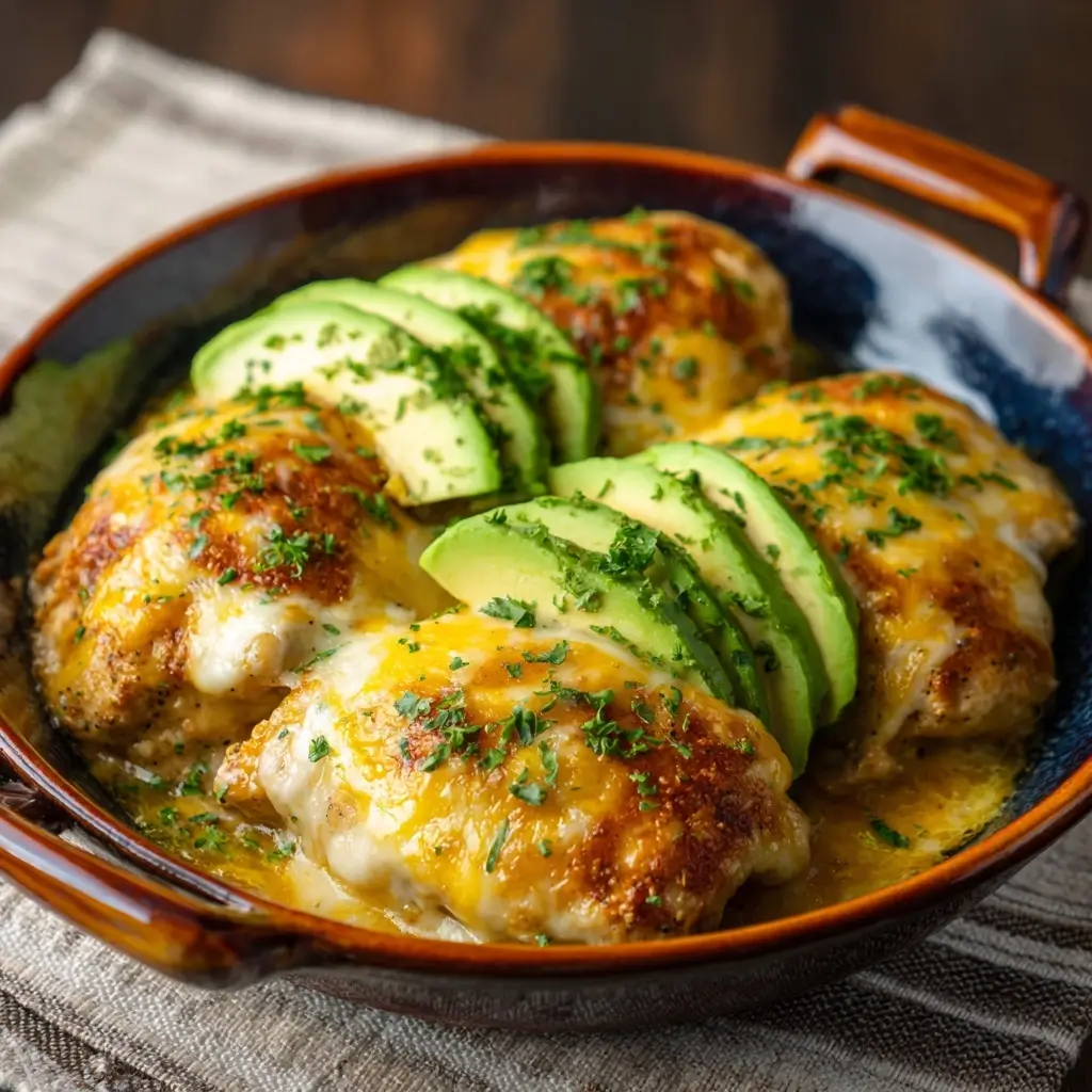 Cheesy Chicken Avocado