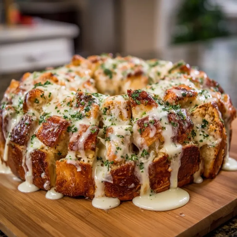 Chicken Alfredo Monkey Bread