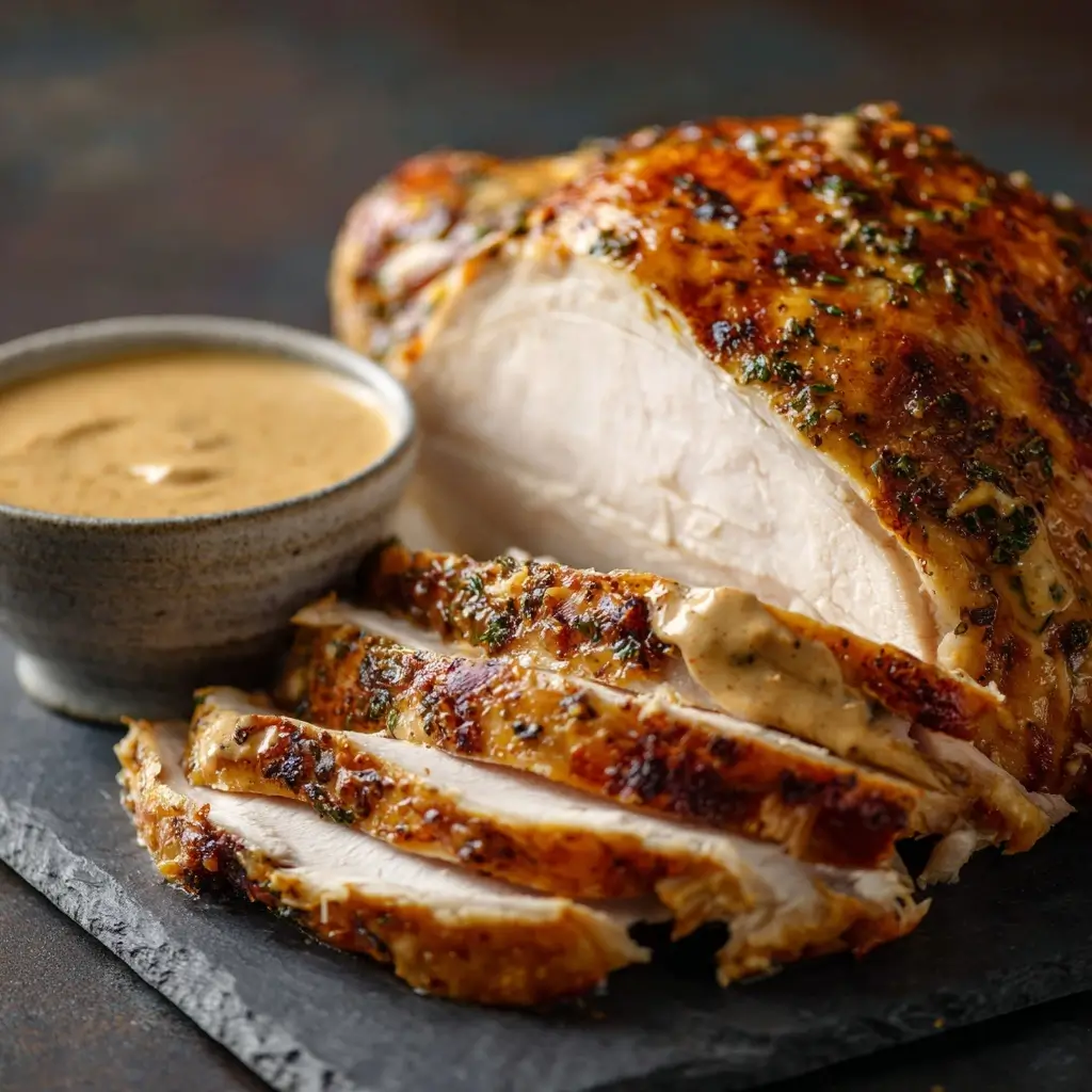 Chipotle Mayonnaise-Roasted Turkey