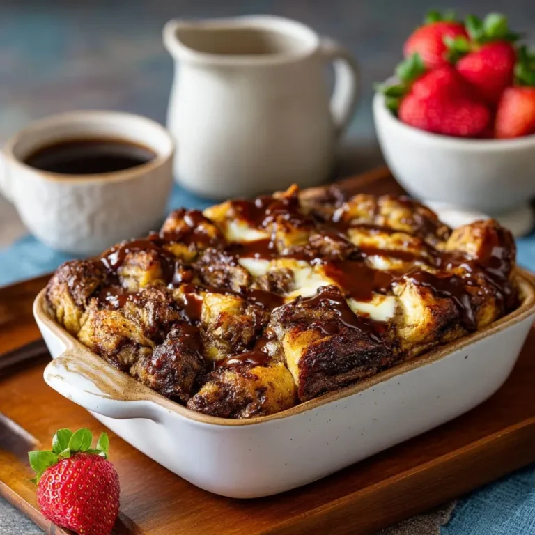 Chocolate Croissant Breakfast Bake that Everyone Loves