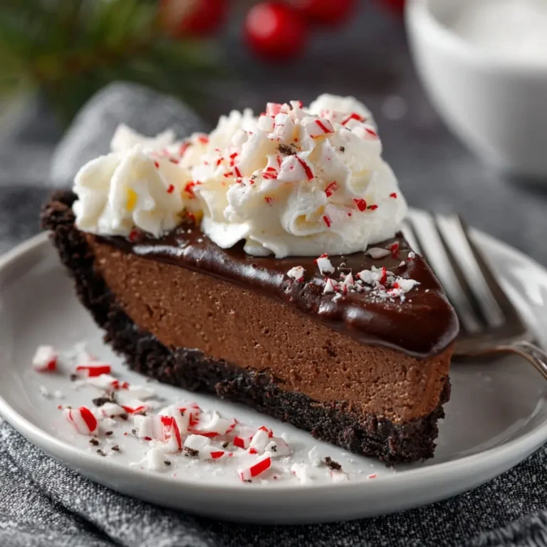 Chocolate Peppermint Pie