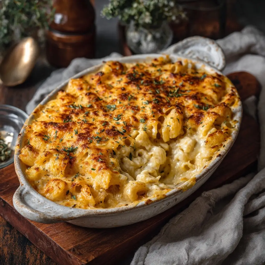 Creamy Baked Mac & Cheese