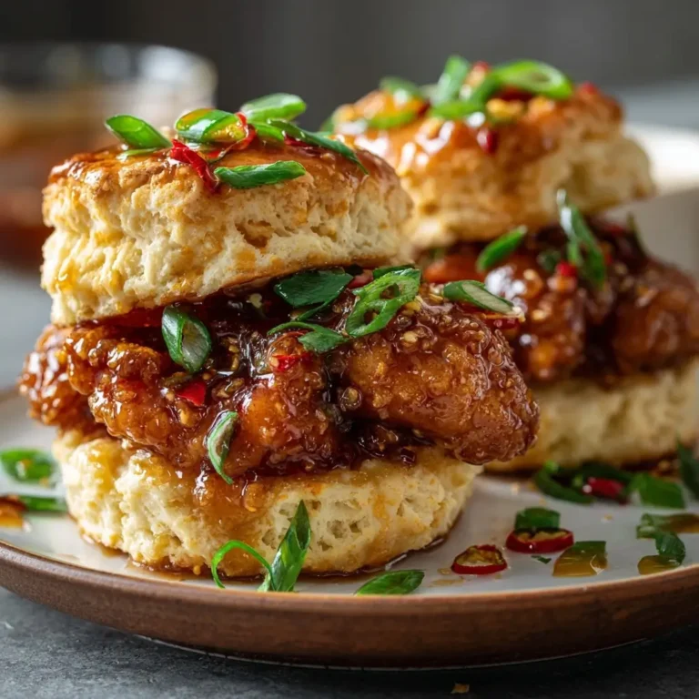 Easy Hot Honey Chicken Biscuits