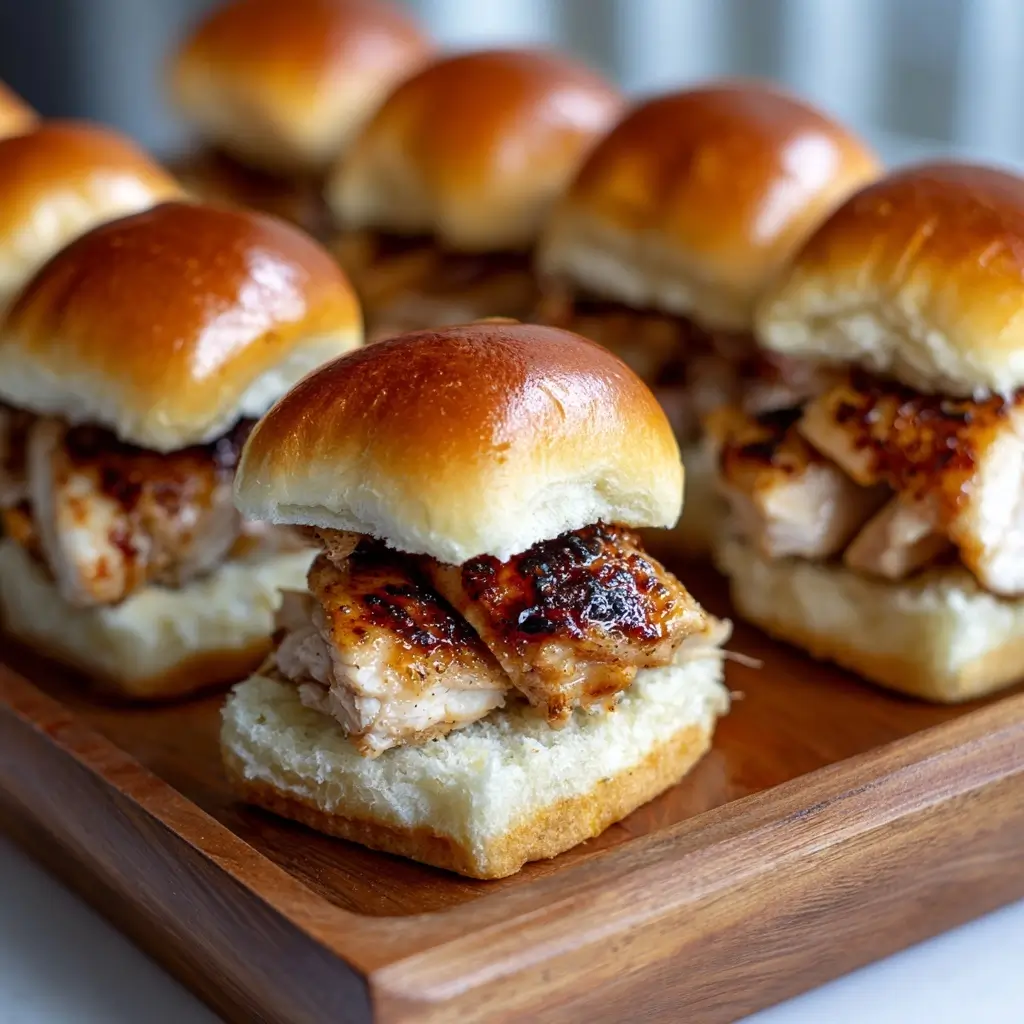 Easy Maple Chicken Sliders for Game Day Snacks