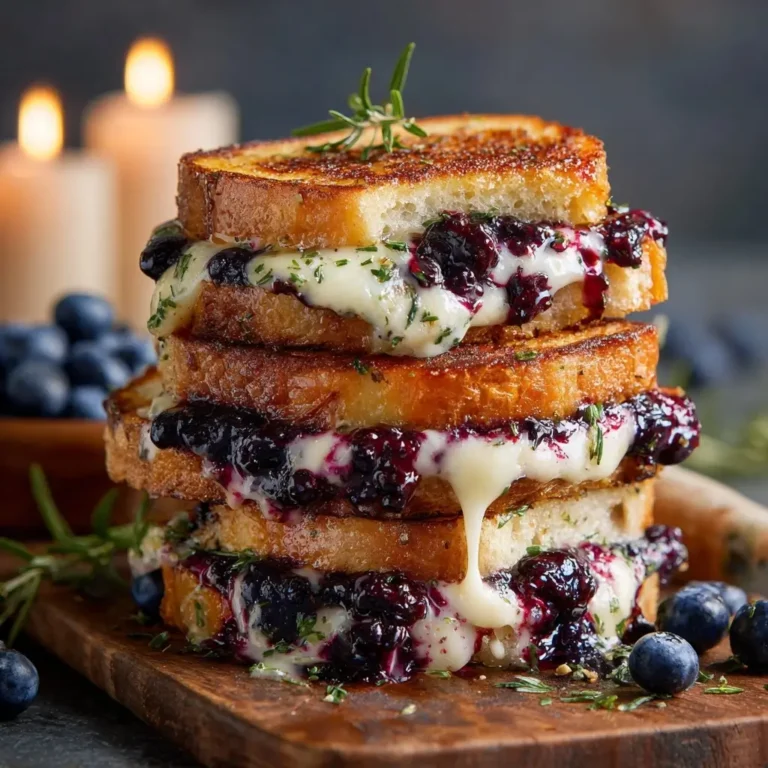 Gourmet Blueberry Grilled Cheese