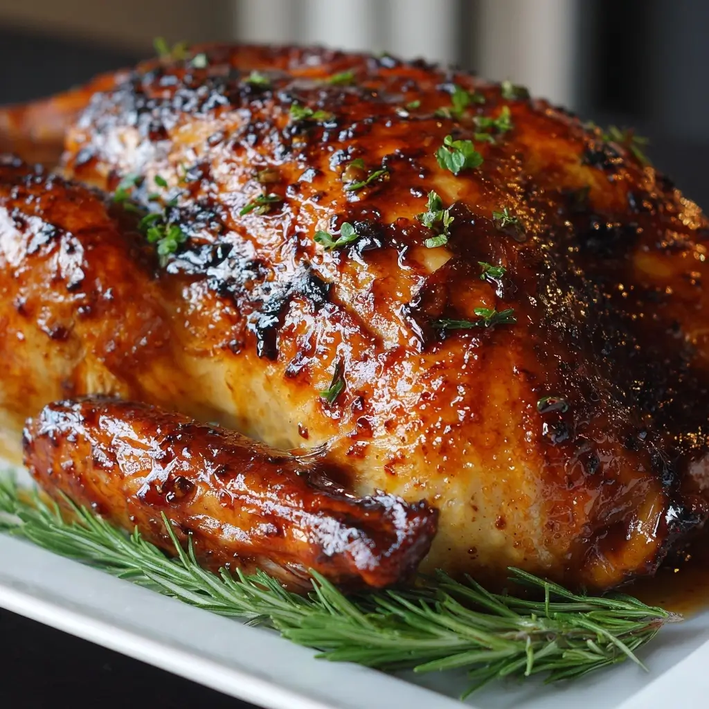 Soy Sauce + Honey Glazed Turkey