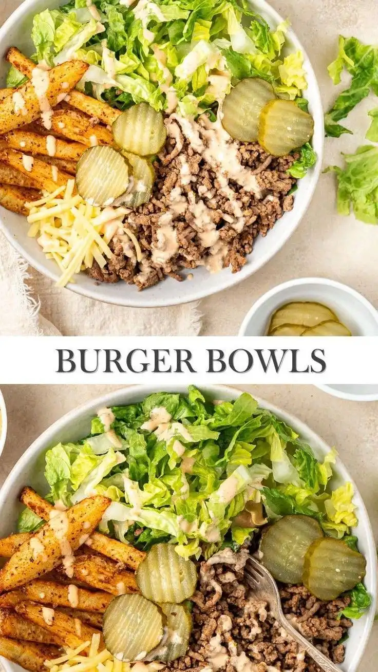 Burger Bowls | Easy and Delicious Dinner Ideas