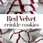 Red Velvet Crinkle Cookies – Festive and Fudgy