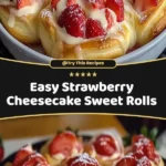 Easy Strawberry Cheesecake Sweet Rolls