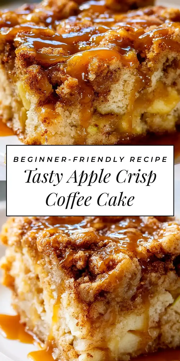 Super Easy Apple Crisp Coffee Cake