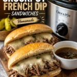 CROCKPOT FRENCH DIP SANDWICHES