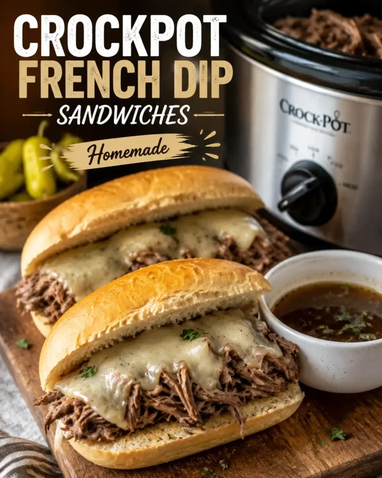 CROCKPOT FRENCH DIP SANDWICHES