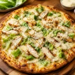Chicken Caesar Salad Pizza