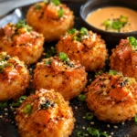 Crispy Salmon Rice Bites With A Perfect Crunch And Flavor for a Tasty Snack or Appetizer