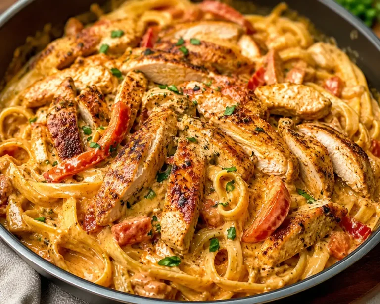 Easy Creamy Cajun Chicken Pasta