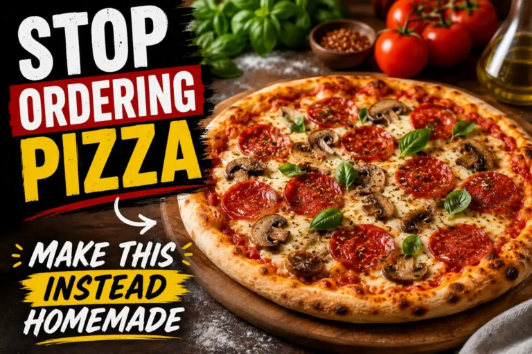 Stop Ordering Pizza — Make This Instead