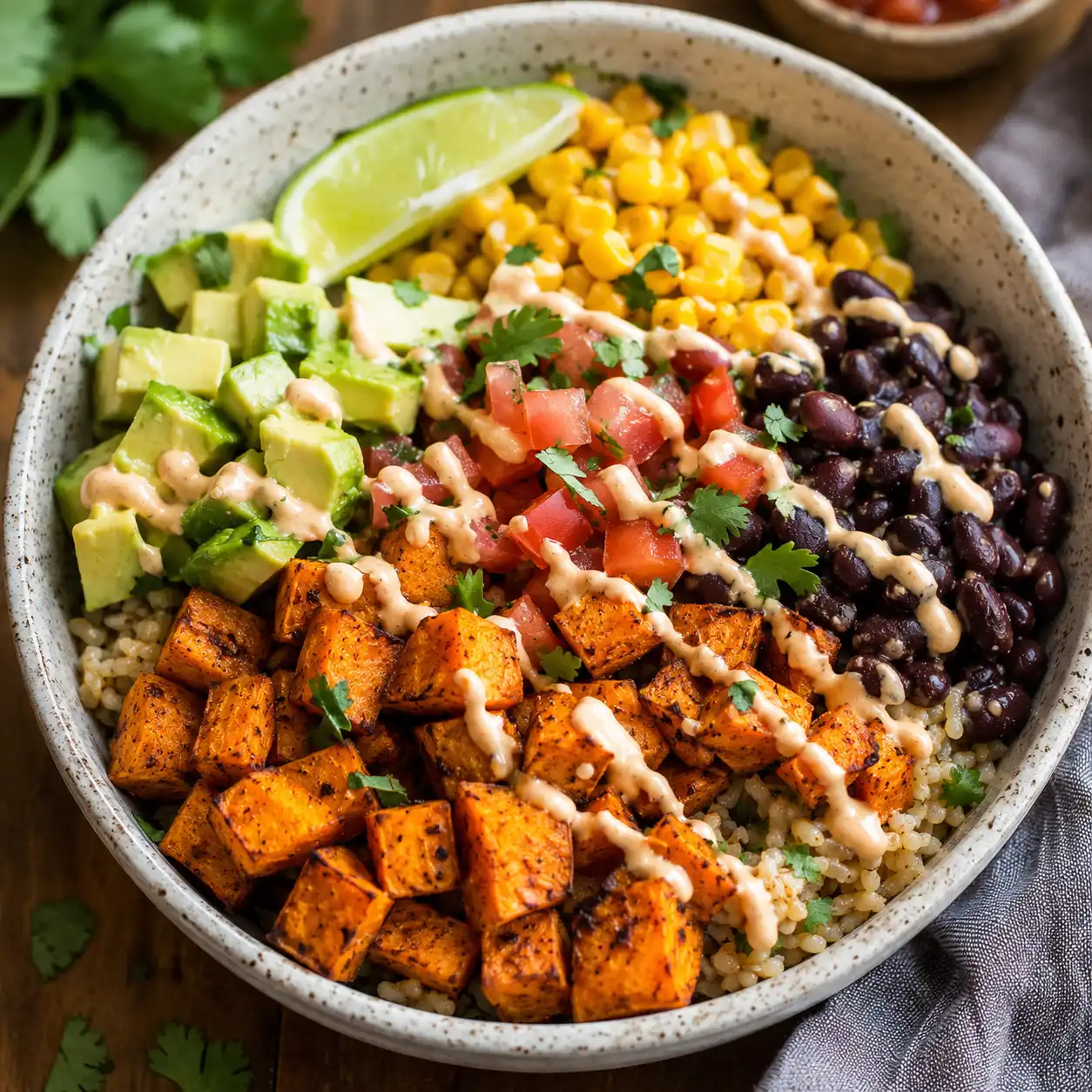 Sweet Potato Taco Bowl
